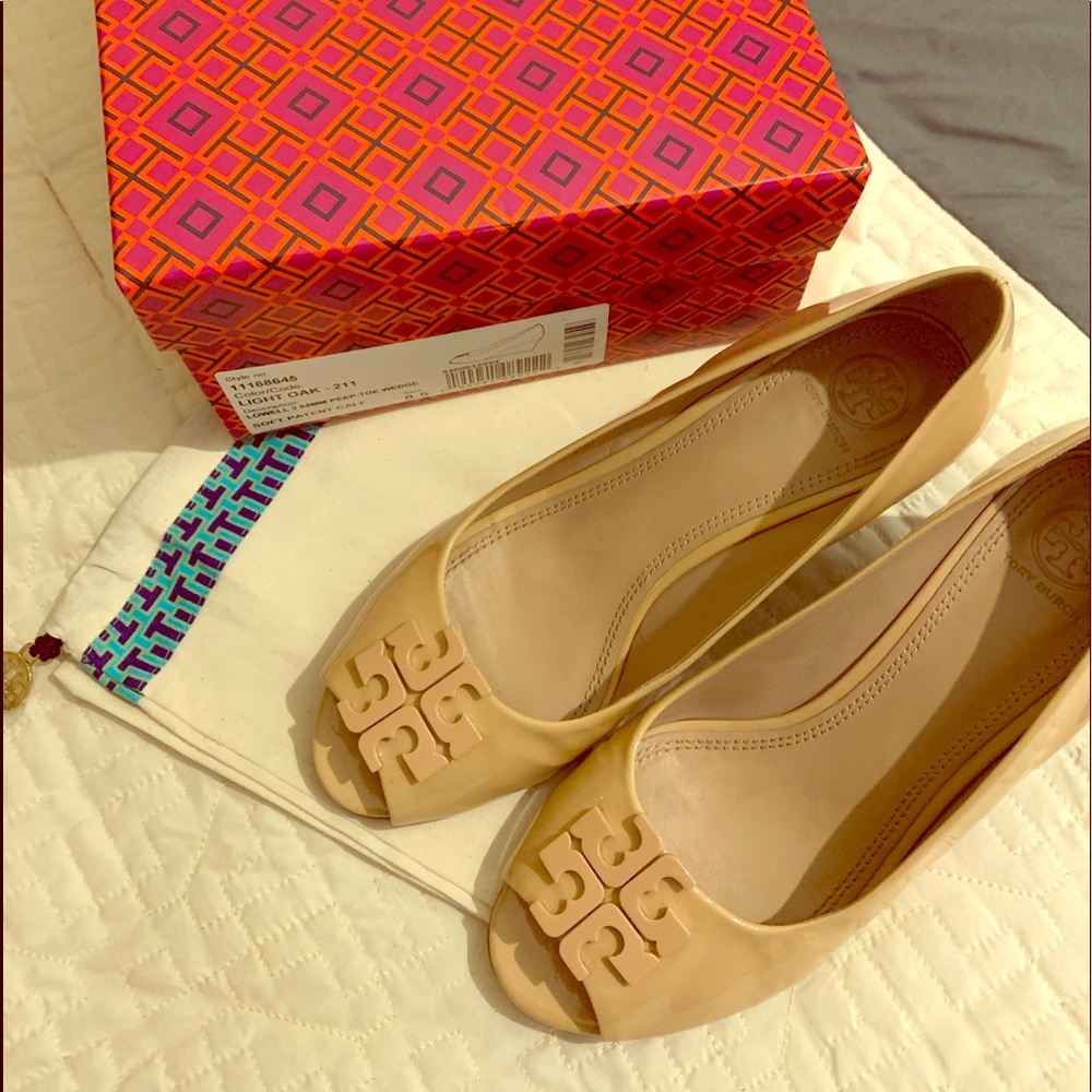 Tory Burch | Lowell Peep Toe Wedge